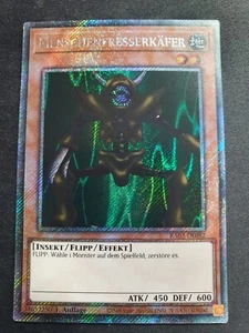 Yu-Gi-Oh! RA03-DE082 Escarabajo devorador de humanos Platinum SecR casi nuevo 1er - Imagen 1 de 1