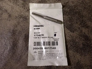 Irwin Hanson 1734ZR M8-1.25mm 4 Flute Straight Plug Tap (BN389) - Picture 1 of 5