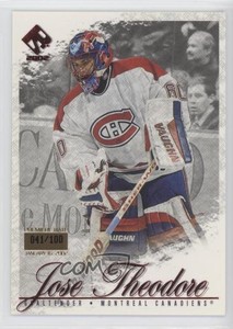 2001-02 Pacific Private Stock Premiere Date /100 Jose Theodore #51