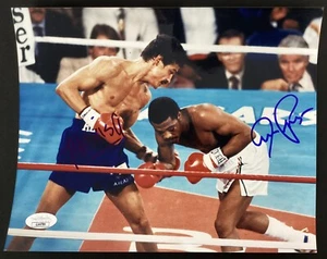 Aaron Pryor Signed Photo 8x10 Boxing Alexis Arguello Caesars Autograph HOF JSA 2 - Picture 1 of 4