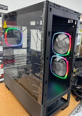 "Read" Montech Sky Two, Dual Tempered Glass, 3X PWM ARGB Fans, ATX Tower - Image 1 of 4