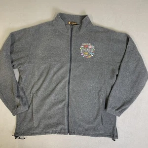 Harrington Jacket Women’s Size 2XLarge Fleece Gray Long Sleeve Postal Worker - Picture 1 of 19
