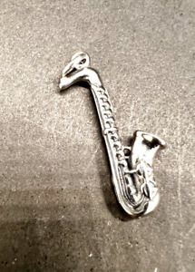 925 Sterling silver charm Saxophone classic musical instrument charm