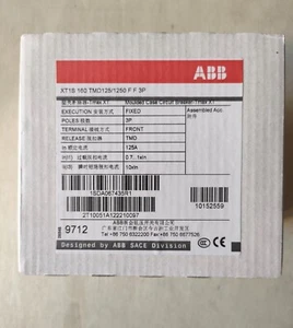 XT1S 160 TMD125/1250 F F 3P 1SDA067435R1 Neu Leitungsschutzschalter schneller Versand Fedex - Bild 1 von 2