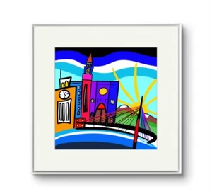 PESCARA - Collezione Il Giro D’Italia.Stampa Fine Art 20x20 Delle Città Italiane - Foto 1 di 1