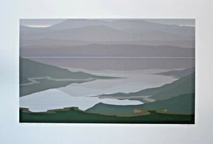 Jerry Schurr Original Silkscreen Hand Signed Numbered Sweet Briar Lake North '83 - Picture 1 of 3