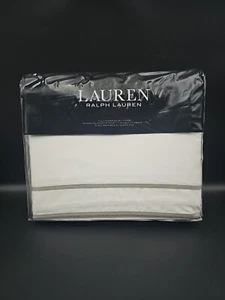Bettbezug Ralph Lauren Spencer Bordüre Satin Queen Size 100% Baumwolle Bettwäsche - Bild 1 von 12