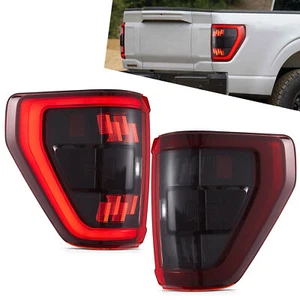 For Ford F150 2021-2023 F-150 Red FULL LED Tail Lights W/Startup Animation set - Picture 1 of 9