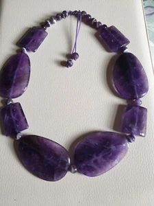 Lola Rose IDAHO AMETHYST STATEMENT NECKLACE - Picture 1 of 2