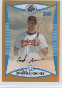 2008 Bowman Chrome Prospects Gold Refractor /50 Joe Mahoney Joseph #BCP74