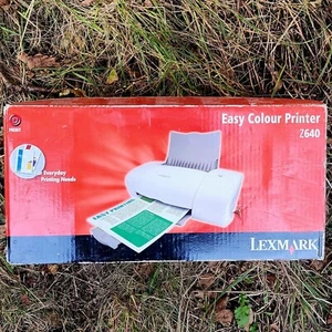 NEW Vintage Lexmark IBM Easy Colour Z640 A4 Colour Bubblejet Inkjet Printer USB - Picture 1 of 1