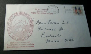 US Old Covers NOAA Habitat From the Ocean Floor 1975 L323 - Bild 1 von 2