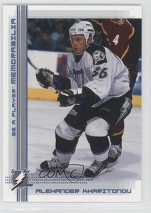 2000-01 ITG Be A Player Memorabilia Sapphire /100 Alexander Kharitonov #416