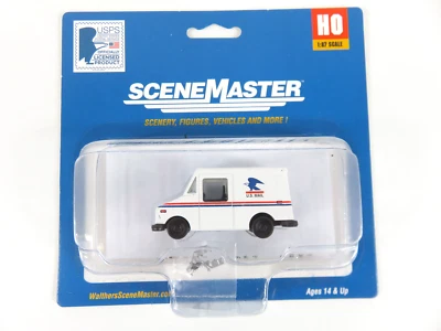 Camión de correo Walthers SceneMaster 949-12252 escala HO USPS esquema LLV años 80 Foto 1 de 2