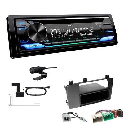 JVC KD-DB922BT Autoradio DAB+ Bluetooth für Volvo V70 2004-2007 schwarz - Bild 1 von 4