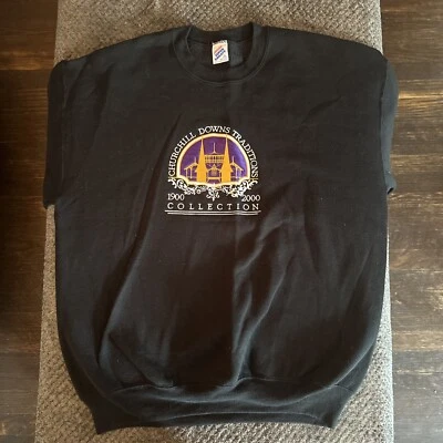 Jerzees Super Sweats Hombres XL Sudadera Churchill Downs Carreras de Caballos Adulto Y2K Foto 1 de 4
