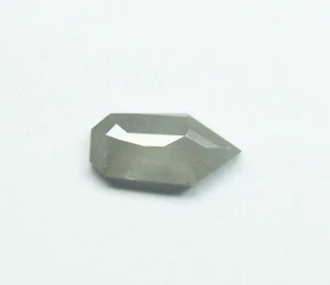 0.73ct Natural Gray Salt & Pepper Fancy Shape Diamond Loose Rose diamond 535 - Foto 1 di 7