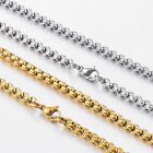 Silver Gold Color Chain Necklaces Unisex Fashion Accessory Jewelry Necklace 1pc