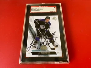 Luc Robitaille 2013-14 UD SP Authentic Card Signed Auto SGC Certified - Foto 1 di 2