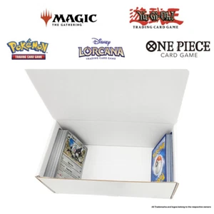 Trojan 1 x 400 Count Trading Card Storage Box! Pokemon MTG Yugioh Match Attax - Picture 1 of 4
