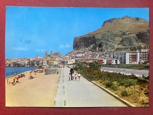 Cartolina - Cefalù ( Palermo ) - Panorama e Spiaggia - 1969 - Picture 1 of 2