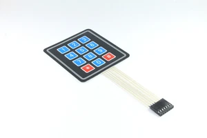 3x4 Membrane Matrix Keypad Module 8 pin Pi Raspberry Uno Arduino Flux Workshop - Picture 1 of 4
