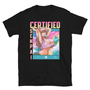 Senpai Kawaii Otaku Japan Kanji Ramen Anime Otaku Manga Gift T-Shirt - Picture 1 of 6