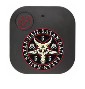 Satanic Baphomet Pentageam 666 Motocicleta Coche Bestia RFID RFID Chip Imán Emblema - Imagen 1 de 3