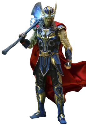 Thor Love and Thunder Chris Hemsworth 1/6 DELUXE Figure MMS656 Hot Toys Sideshow - Immagine 1 di 4