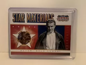 2015 Panini Americana Star Materials Bela Lugosi Drácula Universal Monsters SM-B - Imagen 1 de 2