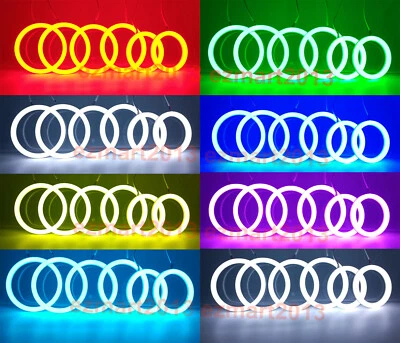 for NISSAN R35 GT-R GTR 15-24 RGB halo ring LED angel eye multi color DRL lamp - Imagem 1 de 4