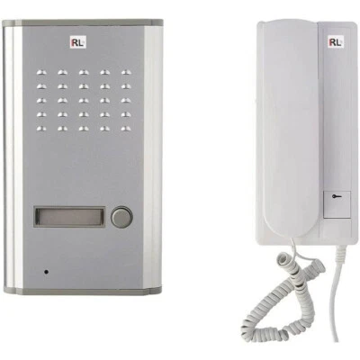 Citofono con cornetta monofamiliare unifamiliare funzione apriporta esterno 220v - Immagine 1 di 4