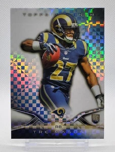2014 Topps Platinum Rookie Tre Mason X-Fractor #121 RC - Picture 1 of 2