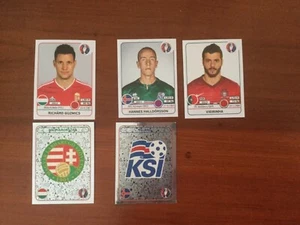 PANINI CALCIATORI UEFA EURO 2016 FRANCE AGGIORNAMENTO ITALIA 5 FIGURINE - Foto 1 di 2