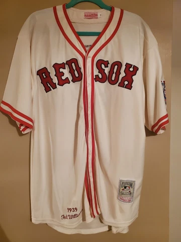 Mitchell & Ness Cooperstown Collection 1939 Red Sox Ted Williams Jersey Mens 52 Cover