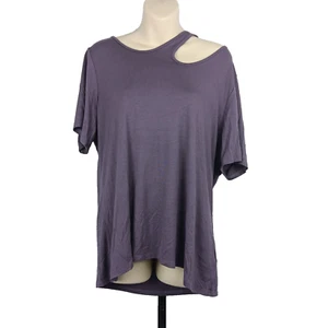 Kurzarm Shirt Gr. XL Willow Young Modern Burgund Ausschnitt Cutout  - Bild 1 von 10