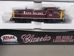 ATLAS/CLASSSIC # 7011 ~ ROCK ISLAND RS-3 LOCOMOTIVE # 470 ~ HO SCALE - Picture 1 of 6