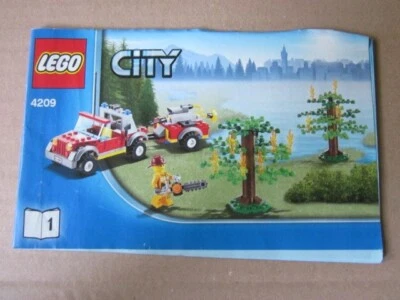 Lego Building Instructions Instruction City 4209 Part 1 and Part 2 - Image 1 of 2
