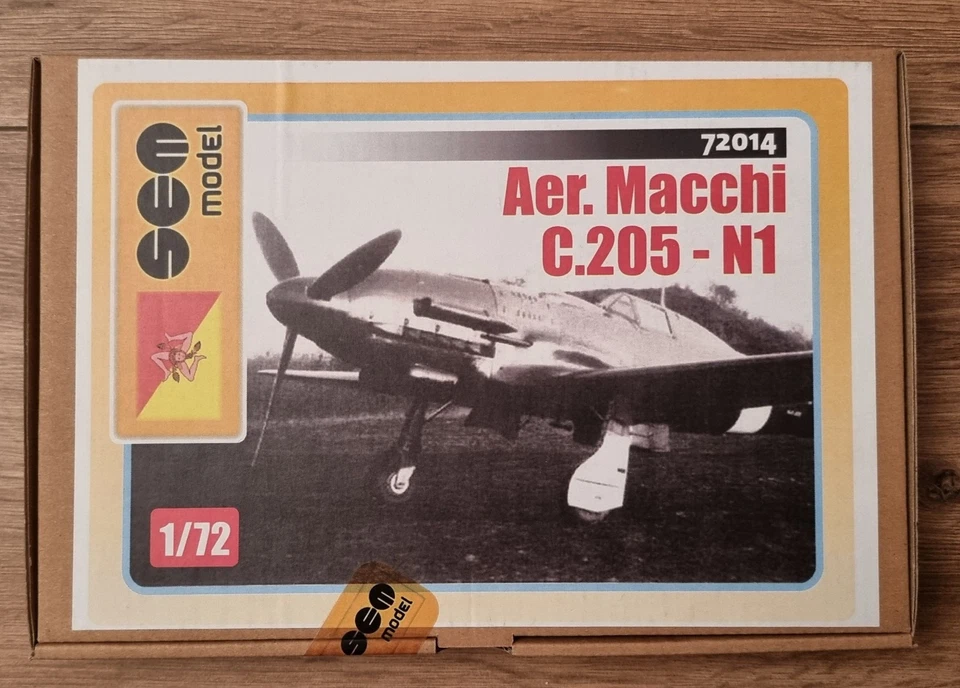 SEM MODEL 72014 AERMACCHI C.205-N1 1/72 RESIN KIT - NUOVO E SIGILLATO - Immagine 1 di 1