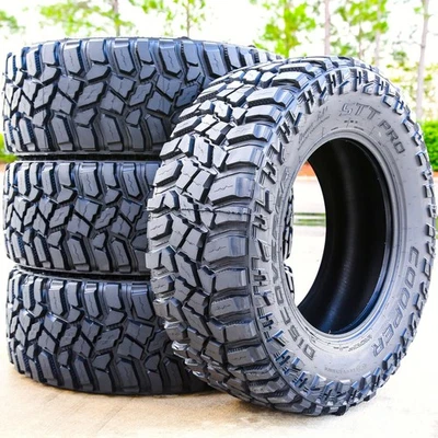 4 Tires LT 295/55R20 Cooper Discoverer STT Pro MT M/T Mud Load E 10 Ply - Изображение 1 из 4
