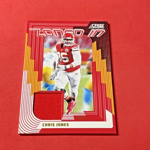 Chris Jones .. Zoned In Jersey .. Kansas City Chiefs .. 2025 Score Insert Card - Picture 1 of 2