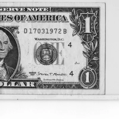 $1 BIRTHDAY NOTE "17031972"; MARCH 17, 1972 - Image 1 of 3