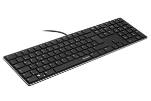 Speedlink RIVA Scissor Keyboard – PC keyboard wired, quiet USB keyboard with fla - Picture 1 of 8