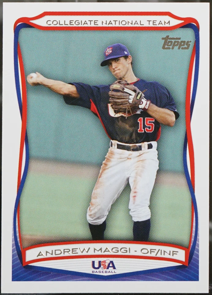 2010 Topps USA Baseball Baseball Andrew Maggi #USA-32 NM - Image 1 of 1