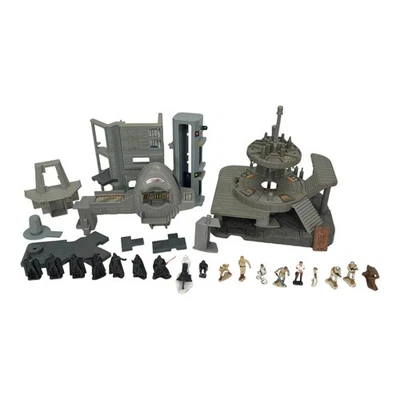 Lot Kenner Star Wars Micro Collection 19 Figures 10 Parts Bespin Death Star Flaw - Image 1 of 4