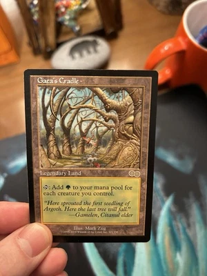 Magic the Gathering Urza's Saga Gaea's Cradle Card Lightly Played Condition - Image 1 of 4
