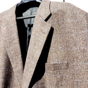 Blazer deportivo Brooks Brothers Madison E.Thomas lana cachemir 52R Glen micro cuadros - Imagen 1 de 23