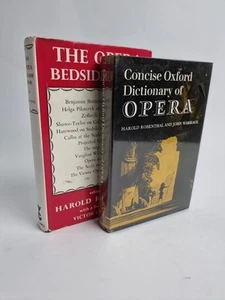 Oxford Concise & Bedside Opera 1st Ed Books With Over 30 Opera Autographs - Picture 1 of 11
