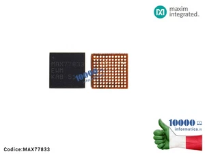 IC Chip MAXIM MAX 77833 MAX77B33 MAX77833E MAX77833EW MAX77833 EWM MAX77833EWM Q - Picture 1 of 1