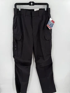NEW TAGS Black EMS Flying Cross Pants Men's 32 Regular Ripstop Uniform Unhemmed - Picture 1 of 17